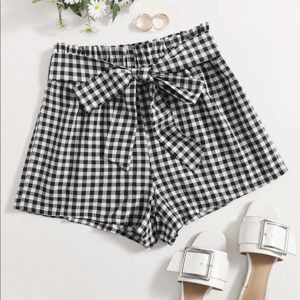 Gingham shorts